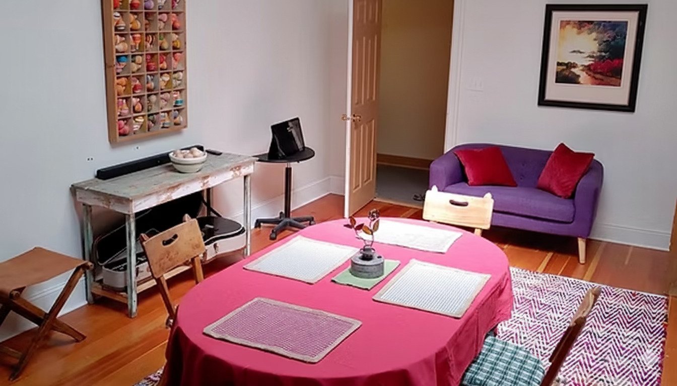 A residential innovation-hub loft interior